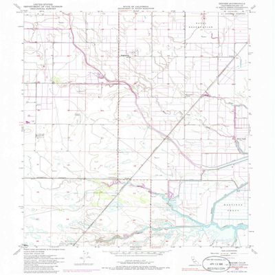 YellowMaps Dozier CA topo map, 1:24000 Scale, 7.5 X 7.5 Minute, Historical, 1952, Updated 1986, 26.7 x 22 in - Polypropylene