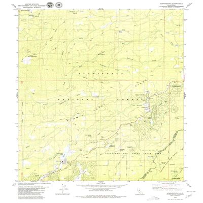 YellowMaps Dorrington CA topo map, 1:24000 Scale, 7.5 X 7.5 Minute, Historical, 1979, Updated 1979, 26.9 x 21.9 in - Tyvek