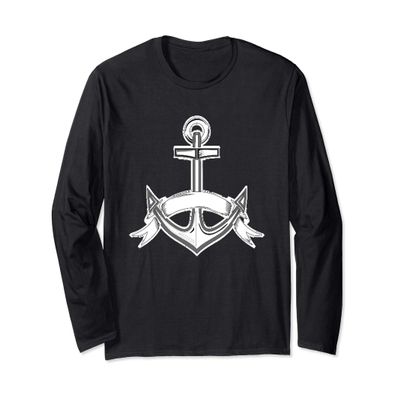Anchor Calm Waters Sailor Quote Shirt