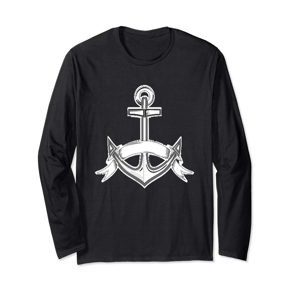 Anchor Calm Waters Sailor Quote Shirt