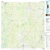 YellowMaps Atmore AL topo map, 1:100000 Scale, 30 X 60 Minute, Historical, 1986, Updated 1986, 24 x 43.7 in - Polypropylene view 1