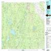 YellowMaps La Pine OR topo map, 1:100000 Scale, 30 X 60 Minute, Historical, 1986, Updated 1987, 24.1 x 37.9 in - Tyvek view 1