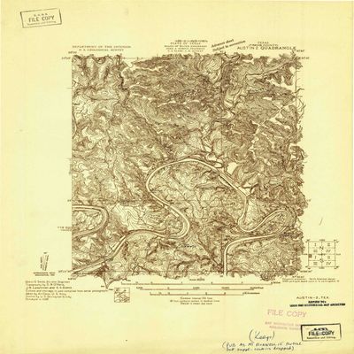 YellowMaps Austin 2 TX topo map, 1:48000 Scale, 7.5 X 7.5 Minute, Historical, 1930, 18.9 x 15.6 in - Polypropylene