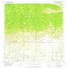 YellowMaps Cucamonga Peak CA topo map, 1:24000 Scale, 7.5 X 7.5 Minute, Historical, 1953, Updated 1965, 26.9 x 22.1 in - Polypropylene view 1