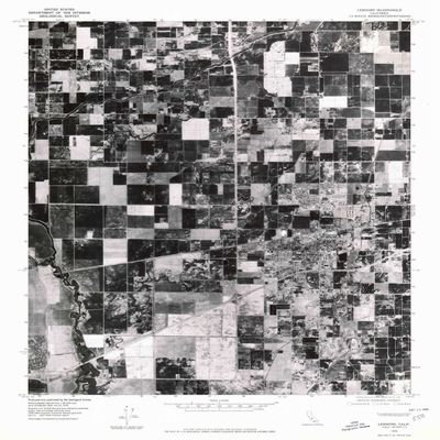 YellowMaps Lemoore CA topo map, 1:24000 Scale, 7.5 X 7.5 Minute, Historical, 1976, Updated 1980, 26.7 x 21.1 in - Polypropylene