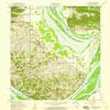 YellowMaps Brussels IL topo map, 1:24000 Scale, 7.5 X 7.5 Minute, Historical, 1954, Updated 1959, 26.8 x 22 in - Tyvek view 1