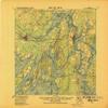 YellowMaps Bath ME topo map, 1:62500 Scale, 15 X 15 Minute, Historical, 1920, Updated 1920, 22.1 x 17.1 in - Tyvek view 1