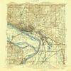 YellowMaps Alton IL topo map, 1:62500 Scale, 15 X 15 Minute, Historical, 1934, Updated 1946, 20.8 x 16.9 in - Polypropylene view 1