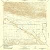 YellowMaps East of Cuyama Ranch CA topo map, 1:24000 Scale, 7.5 X 7.5 Minute, Historical, 1942, Updated 1959, 26.8 x 22 in - Polypropylene view 1