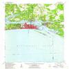 YellowMaps Biloxi MS topo map, 1:62500 Scale, 15 X 15 Minute, Historical, 1954, Updated 1962, 20.8 x 17.9 in - Tyvek view 1