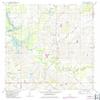 YellowMaps Casemore AL topo map, 1:24000 Scale, 7.5 X 7.5 Minute, Historical, 1980, Updated 1986, 26.9 x 21.9 in - Polypropylene view 1