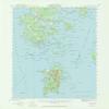 YellowMaps Deer Isle ME topo map, 1:62500 Scale, 15 X 15 Minute, Historical, 1942, Updated 1971, 21 x 16.5 in - Polypropylene view 1