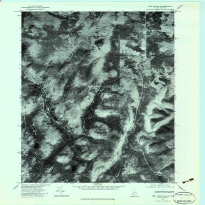 YellowMaps Twin Peaks ME topo map, 1:24000 Scale, 7.5 X 7.5 Minute, Historical, 1977, Updated 1983, 27.3 x 21.6 in - Polypropylene
