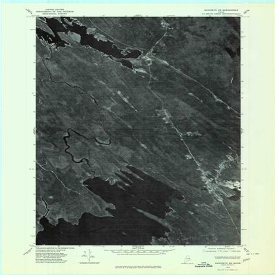 YellowMaps Danforth SE ME topo map, 1:24000 Scale, 7.5 X 7.5 Minute, Historical, 1975, Updated 1980, 27.4 x 21.5 in - Polypropylene