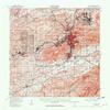 YellowMaps Anniston AL topo map, 1:62500 Scale, 15 X 15 Minute, Historical, 1950, Updated 1953, 21.8 x 18 in - Polypropylene view 1