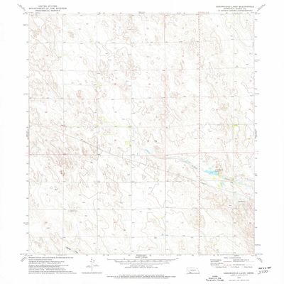YellowMaps Arrowhead Lake NE topo map, 1:24000 Scale, 7.5 X 7.5 Minute, Historical, 1973, Updated 1977, 26.9 x 22 in - Polypropylene