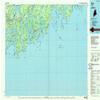 YellowMaps Bath ME topo map, 1:100000 Scale, 30 X 60 Minute, Historical, 1985, Updated 1986, 24 x 38.8 in - Polypropylene view 1
