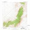YellowMaps Fencemaker NV topo map, 1:62500 Scale, 15 X 15 Minute, Historical, 1961, Updated 1971, 21.3 x 17 in - Polypropylene