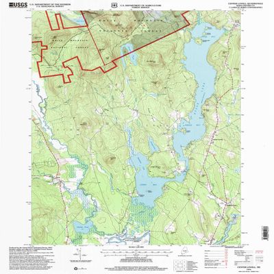 Center Lovell ME topo map, 1:24000 Scale, 7.5 X 7.5 Minute, Historical, 1995, Updated 2000, 26.7 x 21.5 in - Polypropylene