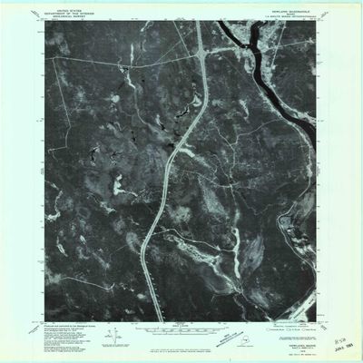 YellowMaps Howland ME topo map, 1:24000 Scale, 7.5 X 7.5 Minute, Historical, 1975, Updated 1981, 27.4 x 21.5 in - Polypropylene
