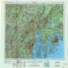 YellowMaps Bangor ME topo map, 1:250000 Scale, 1 X 2 Degree, Historical, 1956, Updated 1984, 22 x 29.4 in - Tyvek view 1