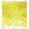 YellowMaps Huachuca Peak AZ topo map, 1:24000 Scale, 7.5 X 7.5 Minute, Historical, 1948, Updated 1953, 26.8 x 22.9 in - Tyvek