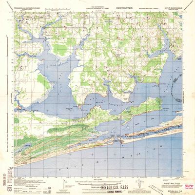 YellowMaps Miflin AL topo map, 1:25000 Scale, 7.5 X 7.5 Minute, Historical, 1944, Updated 1944, 25.9 x 22 in - Polypropylene