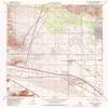 YellowMaps Desert Hot Springs CA topo map, 1:24000 Scale, 7.5 X 7.5 Minute, Historical, 1955, Updated 1987, 26.8 x 21.5 in - Polypropylene view 1
