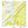 YellowMaps Bridgeport AL topo map, 1:24000 Scale, 7.5 X 7.5 Minute, Historical, 1945, 26.7 x 21.9 in - Tyvek view 1