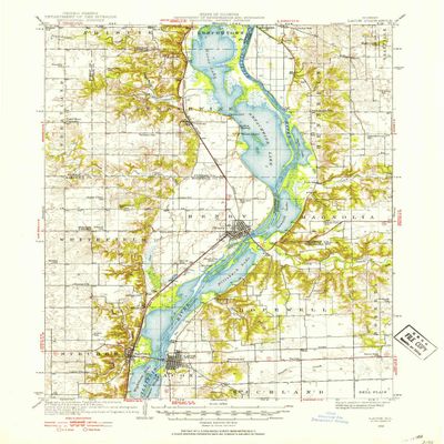 YellowMaps Lacon IL topo map, 1:62500 Scale, 15 X 15 Minute, Historical, 1933, 20.8 x 16.9 in - Polypropylene