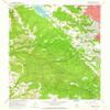 YellowMaps Woodside CA topo map, 1:24000 Scale, 7.5 X 7.5 Minute, Historical, 1961, Updated 1964, 26.7 x 21.9 in - Polypropylene view 1