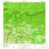 YellowMaps Pine AZ topo map, 1:62500 Scale, 15 X 15 Minute, Historical, 1952, Updated 1962, 20.7 x 16.9 in - Tyvek view 1