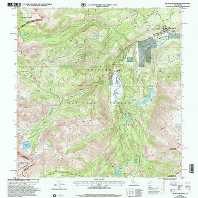 Pickel Meadow CA topo map, 1:24000 Scale, 7.5 X 7.5 Minute, Historical, 2001, Updated 2004, 26.6 x 21.5 in - Polypropylene