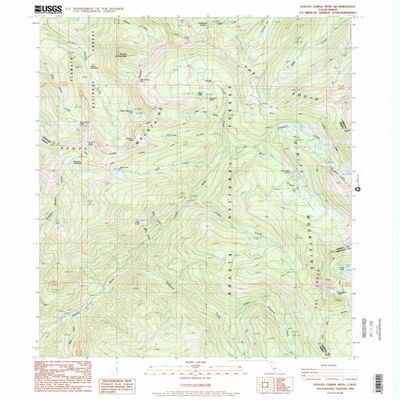 YellowMaps South China MTN CA topo map, 1:24000 Scale, 7.5 X 7.5 Minute, Historical, 1986, Updated 1986, 26.7 x 21.9 in - Polypropylene