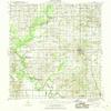 YellowMaps Albion IL topo map, 1:62500 Scale, 15 X 15 Minute, Historical, 1943, Updated 1969, 20.8 x 17 in - Tyvek view 1