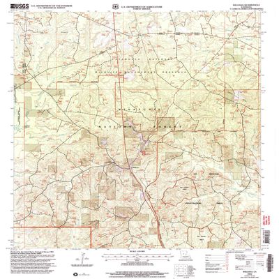 Williana LA topo map, 1:24000 Scale, 7.5 X 7.5 Minute, Historical, 2003, Updated 2005, 26.8 x 22 in - Tyvek