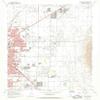 YellowMaps Las Vegas NE NV topo map, 1:24000 Scale, 7.5 X 7.5 Minute, Historical, 1967, Updated 1968, 26.9 x 22 in - Tyvek view 1