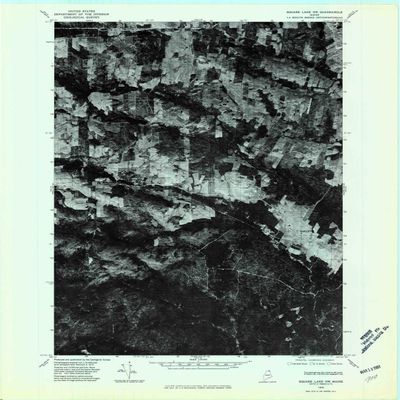 YellowMaps Square Lake NW ME topo map, 1:24000 Scale, 7.5 X 7.5 Minute, Historical, 1975, Updated 1981, 27.4 x 21.6 in - Polypropylene