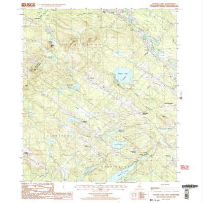YellowMaps Baxter Lake NH topo map, 1:24000 Scale, 7.5 X 7.5 Minute, Historical, 1987, Updated 1987, 26.9 x 22 in - Tyvek