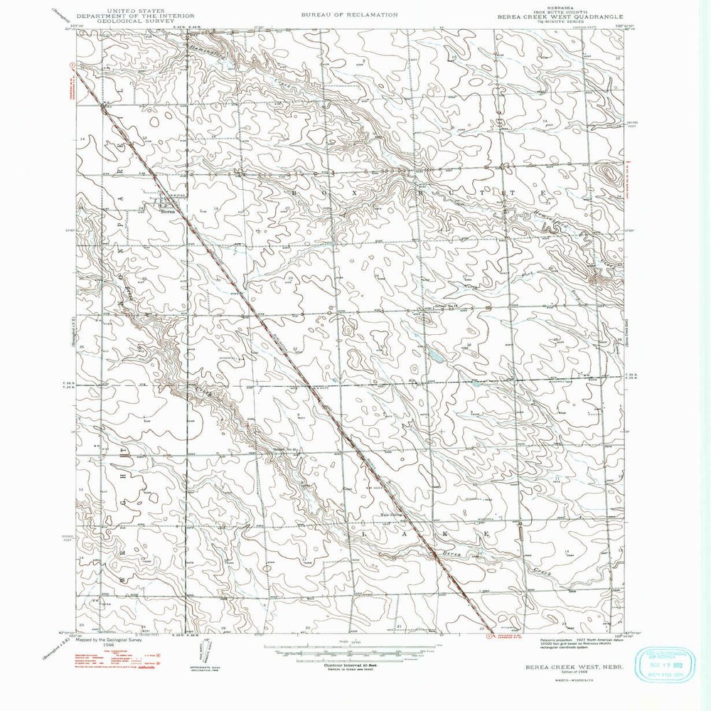 YellowMaps Berea Creek West NE topo map, 1:24000 Scale, 7.5 X 7.5 Minute, Historical, 1948, 26.8 x 22 in - Polypropylene