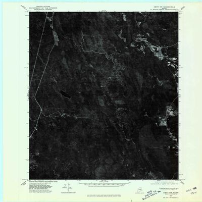 YellowMaps Amity NW ME topo map, 1:24000 Scale, 7.5 X 7.5 Minute, Historical, 1975, Updated 1980, 27.4 x 21.5 in - Polypropylene