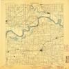 YellowMaps Marshall MO topo map, 1:125000 Scale, 30 X 30 Minute, Historical, 1901, Updated 1905, 20 x 16.4 in - Tyvek view 1