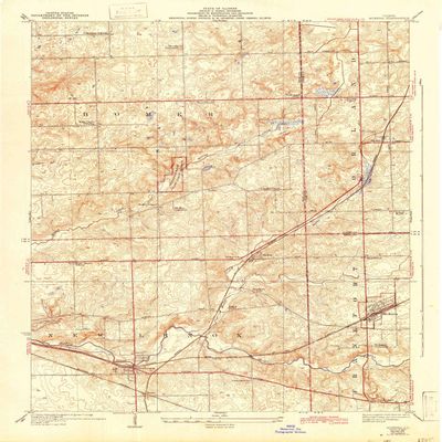 YellowMaps Mokena IL topo map, 1:24000 Scale, 7.5 X 7.5 Minute, Historical, 1929, Updated 1943, 25.8 x 20 in - Polypropylene