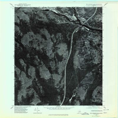 YellowMaps Millinocket SE ME topo map, 1:24000 Scale, 7.5 X 7.5 Minute, Historical, 1975, Updated 1980, 27.3 x 21.5 in - Polypropylene