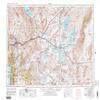 YellowMaps Reno NV topo map, 1:250000 Scale, 1 X 2 Degree, Historical, 1957, Updated 1980, 22.3 x 32.1 in - Polypropylene view 1