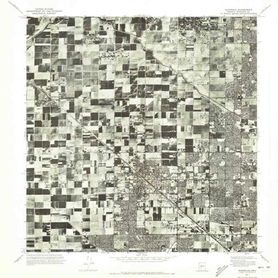 YellowMaps Glendale AZ topo map, 1:24000 Scale, 7.5 X 7.5 Minute, Historical, 1971, Updated 1972, 26.9 x 23 in - Polypropylene