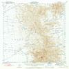 YellowMaps Baboquivari Peak AZ topo map, 1:62500 Scale, 15 X 15 Minute, Historical, 1941, Updated 1967, 20.7 x 17 in - Polypropylene view 1