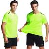 Akilex Mens Running Dry Fit T-Shirt Athletic Outdoor Short Sleeve Comfortable Sports Top view 3