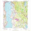 YellowMaps Tiverton RI topo map, 1:24000 Scale, 7.5 X 7.5 Minute, Historical, 1949, Updated 1972, 26.8 x 22 in - Tyvek view 1
