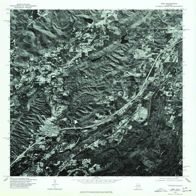 YellowMaps Argo AL topo map, 1:24000 Scale, 7.5 X 7.5 Minute, Historical, 1975, Updated 1977, 26.8 x 21.6 in - Polypropylene